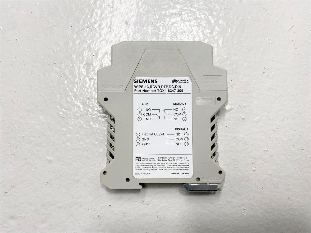 Siemens WiPS-100 Series Wireless Transceiver TGX:16347-308
